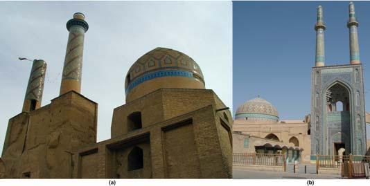 mosque in Isfahan (Source: www. kousha.fotopages.com); b) The Friday mosque in Ardestan. (Source: www. archnet. com).