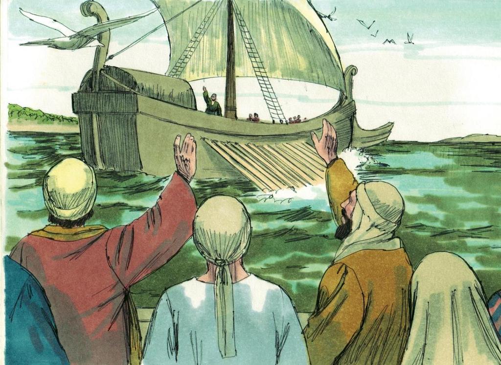 20 Soon Saul was in trouble again. The other Christians took Saul to the port of Caesarea and put him on a ship heading to Tarsus. After this time there was a time of peace for the churches.