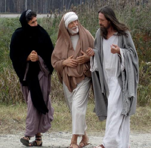 Second Stop Luke 24:13, Jesus appears to Cleopas, and Salome, on the road to Emmaus. 31-32 Then their eyes were opened, and they knew who he was. And he vanished from them.
