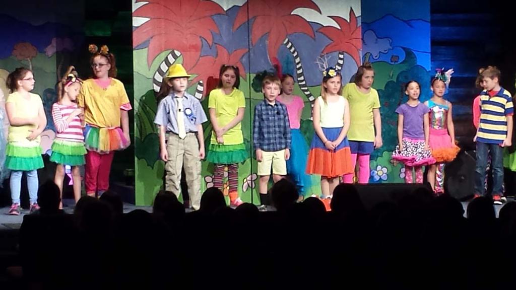 APRIL IMPACTS Above: A scene from Shady Spring Elementary s Seusical Jr.