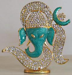 Ganesha the Omkaraswarupa Lord Ganesha is also likened to the holy mantra of Aum, the Primordial Sound that created the whole Universe.