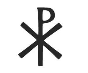 IHS and Chi-Rho The letters IHS often appear on liturgical items, building plaques, gravestones, and sacred vessels. IHS is a shortened form of the Greek word for Jesus.