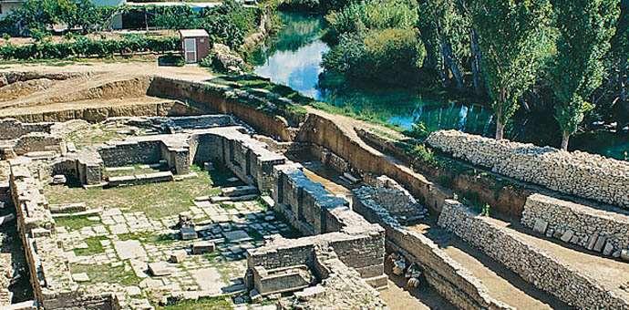 Ruins of the St. Peter and Moses Basilica in Solin, Croatia (solin-info.