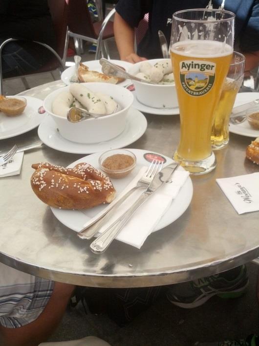 Germany itself was incredible with the great German food (and beer, can t forget that), the access to the rest of Europe, and the list goes on.
