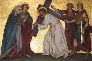 As the soldiers struck Him cruelly, He fell several times under the heavy cross. (Kneel) R: Jesus, let those You call know that they do not have to be perfect.