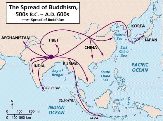 Buddhism Spreads to Japan Mahayana Buddhism q All people can reach Nirvana Bodhisattvas q q Reach