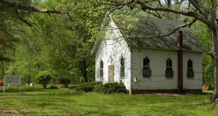 Name: Ebenezer Church Segment: 2 Site Type: Evocative Landscape Although started in 1867 and completed in 1873, this modest Gothic Revival African-American church, known as the