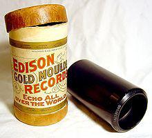 Quality of the sound, lifetime of the recording and production of multiple copies was not possible with this Tin-Foil