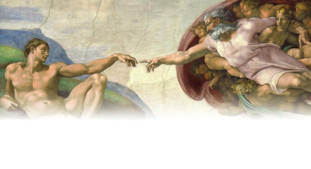The Creation of Adam by Michelangelo. Image courtesy Wikipedia. THE hand of God appears on a commemorative coin struck after the death of Constantine the Great in 337 AD.