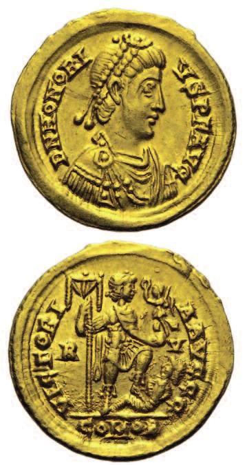 Figure 11 Solidus of Justinian II (685-685 and 705-711 AD). Sear Byz. Coins 1248.