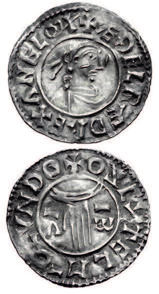 (Photocopy of Coin 17 on Plate 5 in Coinage in Tenth-Century England from Edward the Elder to Edgar s Reform [Oxford, 1989] by C. Blunt, B.H.H. Stewart and C.S.S. Lyon. The British Academy.