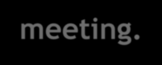 meeting because the sacrament is
