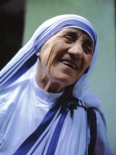 St. Teresa of Calcutta Agnes Gonxha Bojaxhiu was born in Yugoslavia. Her family was devoutly Catholic. She went to a convent (a place where nuns live) in Ireland when she was 18.