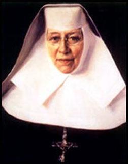 St. Katharine Drexel Katharine was the second child of a very wealthy family in Philadelphia. For years her family had used their money to found and support good causes, such as schools and hospitals.