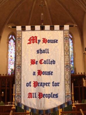 Baptismal Banner: Used in Services of Baptism. (Figure 15). St.