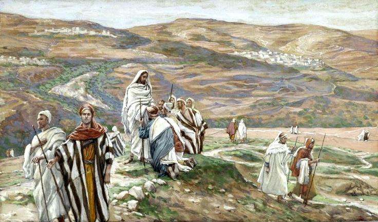 James Tissot, Il les envoya deux à deux, 1894 (Brooklyn Museum) SAINT LUKE, EVANGELIST October, 18th Lc 10:1-5 Others whom he sent ahead of him in pairs to every town and place he intended to visit.