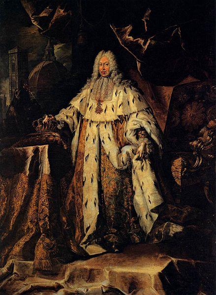 Official portrait of Gian Gastone, last Medici