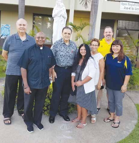These commission heads, plus some others, were organized into a Parish Pastoral Council. The chair of this group is parishioner Cory Lindo, who has been a member of the parish for almost 20 years.