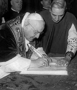 Pope John XXIII When asked why he called a Council, John XXIII said that the Holy Spirit