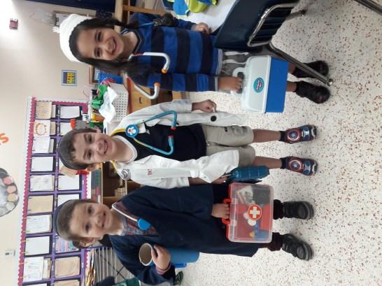 Pre-K A sang their gratitude to HaShem for