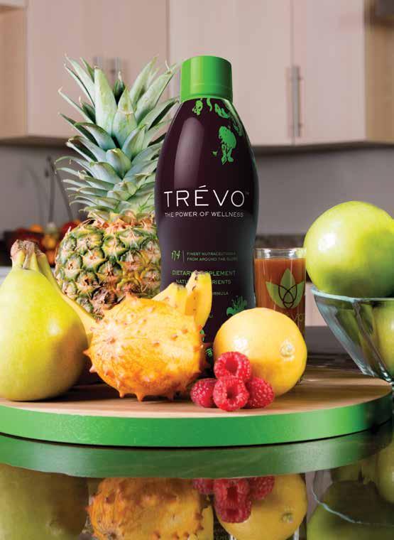 TRÉVO SUPPORTS THE MAINTENANCE OF: circulatory system health vibrant good health bone & joint health blood pressure health immune system health weight management cellular