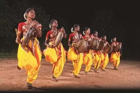 Kummi women folk of Tamil Nadu is performed at any time by three closely related dancers gathering in circles and clapping their hands.