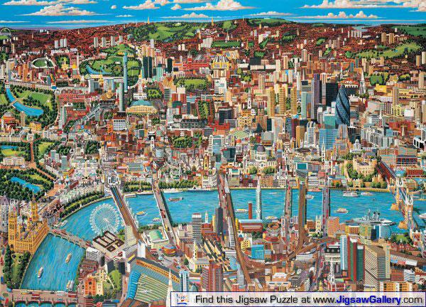 London Looking North by Christopher Rogers, 2004 Source: http://www.jigsawpuzzlesworld.com/jigsawpuzzle.php?