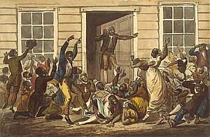 AFRICAN AMERICANS IN THE SECOND GREAT AWAKENING: Out of the African American revival meetings in Virginia arose an elaborate plan in 1800 (devised by Gabriel Prosser, the brother of an