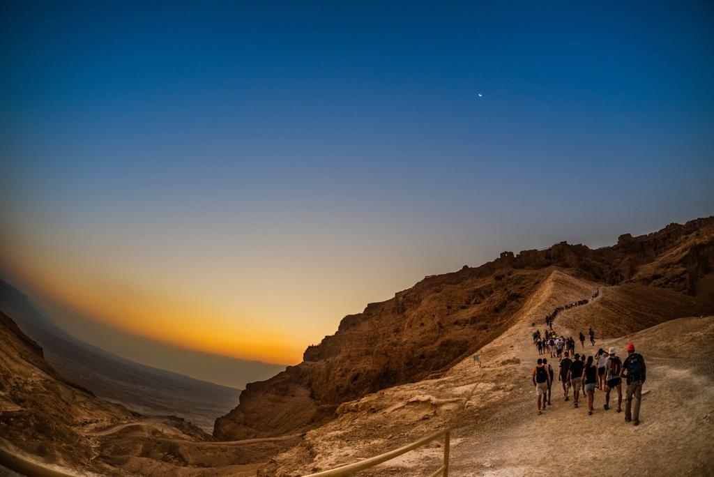 DAY SEVEN: MASADA & TEL AVIV Experience a Negev sunrise from the ancient fortress of Masada where you'll overlook the Dead Sea and Jordan.