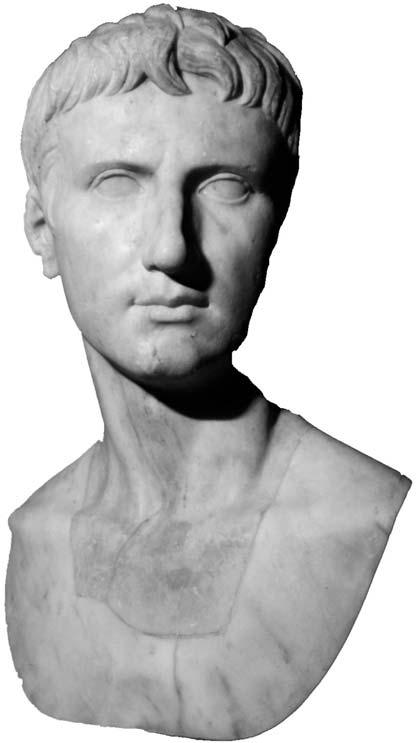 JULIUS CAESAR Figure 10.3 Bust of Octavius, source unknown. (Ancient Art & Architecture Collection) was bequeathed three-quarters of the residuary estate.