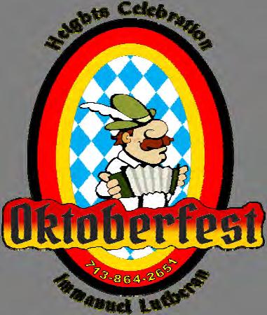 2015 Immanuel Oktoberfest Date: October 3, 2015 Time: 10am 7pm Traditional German Dinner Moonwalks and Games BINGO with Prizes Artisan Market Please Consider Supporting Our Oktoberfest!
