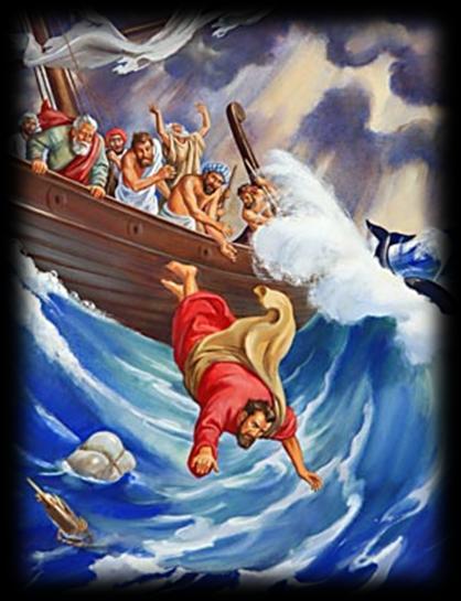 A BIG FISH SWALLOWS JONAH JONAH 1-2 "Go to Nineveh," God told Jonah. "Tell the people there I will destroy them because they are so wicked." Jonah didn't want to go to that wicked city.