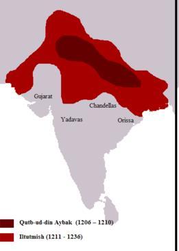 Delhi Sultanate founded by Turkic Mamluks employed by rulers of Afghanistan Early rulers had to defend north from attempted Mongol invasions Power derived from military highways, trade routes and the