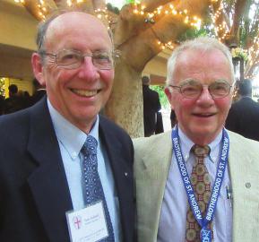 Webb; Treasurer Bob Dennis and VP Hanstein