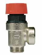 369 Diaphragm safety relief valve - male/ female thread SIZE PRESSURE CODE PACKING 1/2 (DN 15) 1,5 369001215 10/150 1/2 (DN 15) 1,8 369001218 10/150 1/2 (DN 15) 2,5 369001225 10/150 1/2 (DN 15) 3