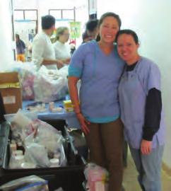 de Líderes (School of Leaders). Rhonda (right) uses her training as a nurse to support medical teams that minister in Santa Cruz, at the House of Hope in Cochabamba, or in rural clinics.
