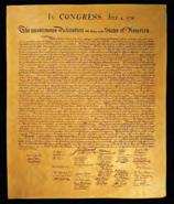 14 x 16 inches Bill of Rights Declaration of Independence Documents Mayflower