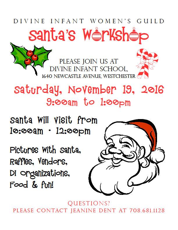 ATTENTION D.I. PARISHIONERS The Aisle of Gifts Santa Workshop is looking for a donation of sports tickets for our grand raffle.