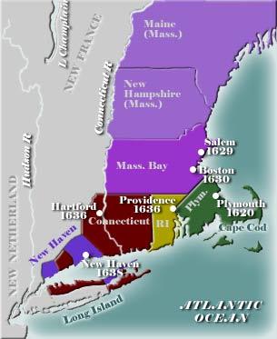 New England Federation (1643) Four New England colonies unite to protect themselves Plymouth Massachusetts Bay Connecticut New Haven First attempt at colonial union Changing