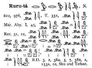 "...Shu and Tefnut govern expansion and contraction in the air, in breathing. They can be found in your lungs. They are inside of the fire (shu also means fire in Kamit and in Twi-Akan (hyew).