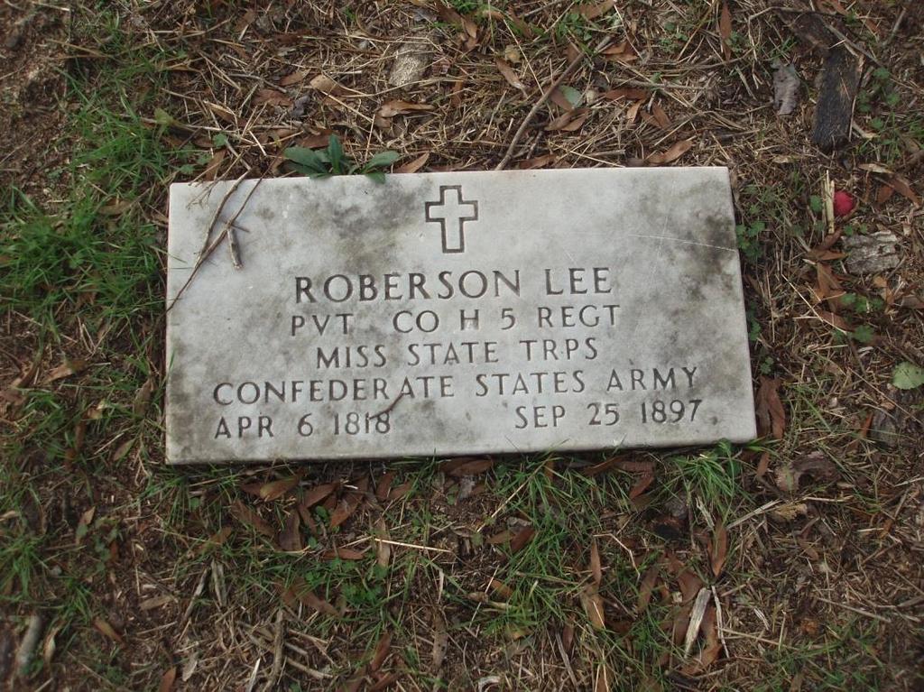 Robertson) Earl Lee