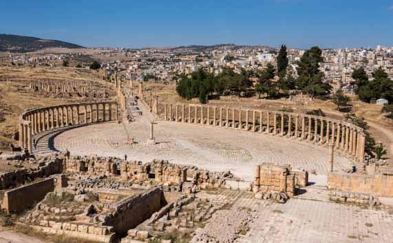 will see the large bathhouse, massive storehouse complex, synagogue, swimming pool, water cisterns, and, of course, Herod s palace, which is spread out over three terraces.