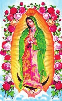 BERNARD S CELEBRATION OF OUR LADY OF GUADALUPE Saturday December 5, 2015 5pm Mass with Mariachis, Luminaries, Piñatas, Procession, Mexican Food, & D.J.
