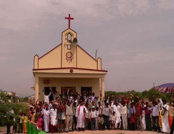 Churches dedicated at Beeravolu,