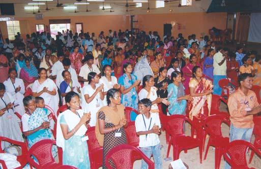 youth meeting was organised by the ECI Vilupuram district churches in Chennai Diocese on 29