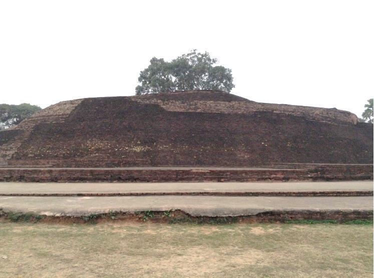 18 A stupa was erected over the