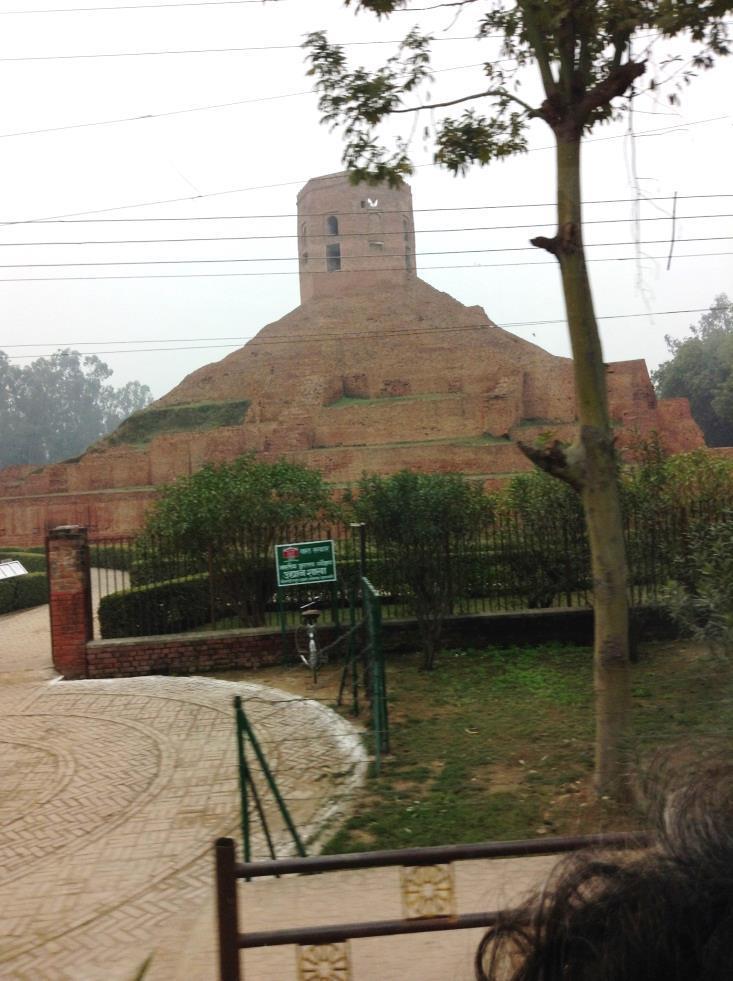 31 Sarnath Deer Park, Isipatana, is the old name of Sarnath where the Buddha taught his first sermon.