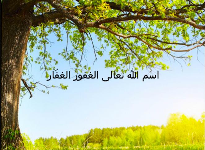 NAMES OF ALLAH 6/20/17 Al Afuw The All