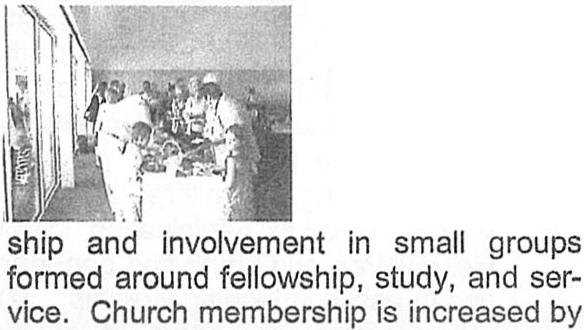 Major contributions go to our denomination's Presbytery, Synod and General Assembly missions.