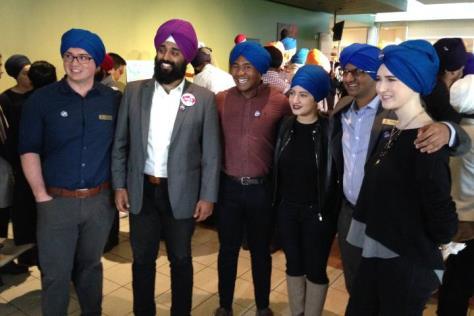 " in which hundreds of students, staff and community members had turbans tied and learned more about the Sikh faith and Sikhs in Canada.